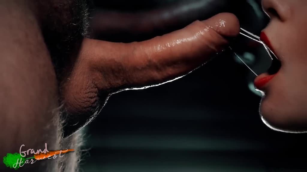Me chupa todo el semen con una mamada apasionada y babosa